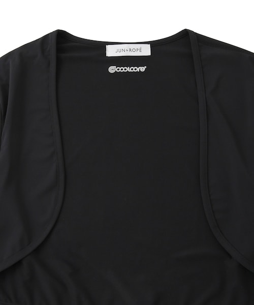 ROPE'（ロペ）の「【UVカット】【速乾】クールコアUVボレロ型アウター（その他トップス・レディース・ブラック/ホワイト/ネイビー・L/M/S）」の17枚目の写真