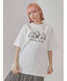 merry jenny | CAT CAT CLUB Tee(Tシャツ/カットソー)