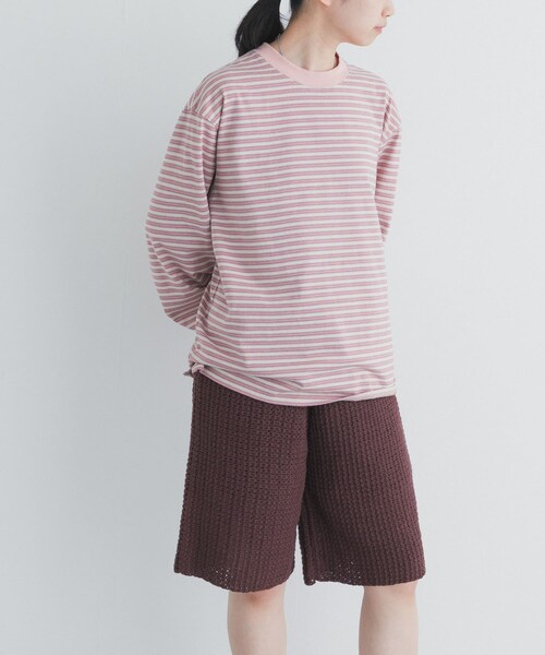 URBAN RESEARCH DOORS(アーバンリサーチドアーズ)の「『別注』AFLOAH×DOORS KNIT SHORT PANTS(その他パンツ・レディース・BLACK/BROWN・One)」の9枚目の写真