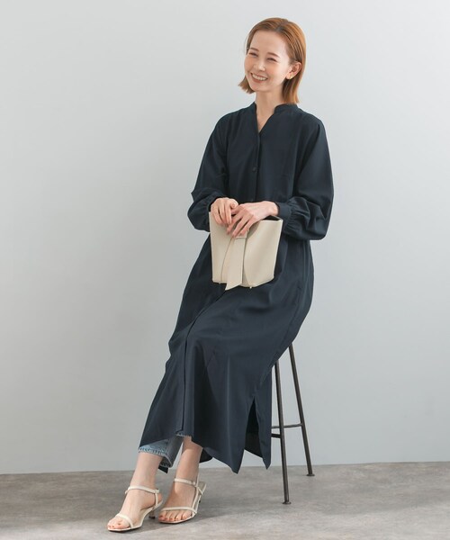 URBAN RESEARCH ROSSO（アーバンリサーチロッソ）の「パネルデザインシャツワンピース（ワンピース・レディース・MINT/STRIPE/NAVY・FREE）」の17枚目の写真