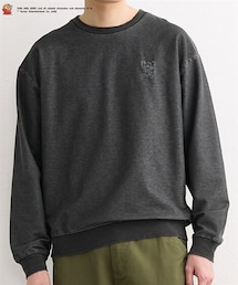 カットデニムバックアップリケスウェット　TOM and JERRY（トムとジェリー）