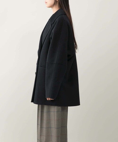 URBAN RESEARCH ROSSO(アーバンリサーチロッソ)の「『一部別注カラー』YENN DOUBLE FACE PEA COAT(その他アウター・レディース・別注DNAVY/BROWN/CHARCOAL・FREE)」の22枚目の写真
