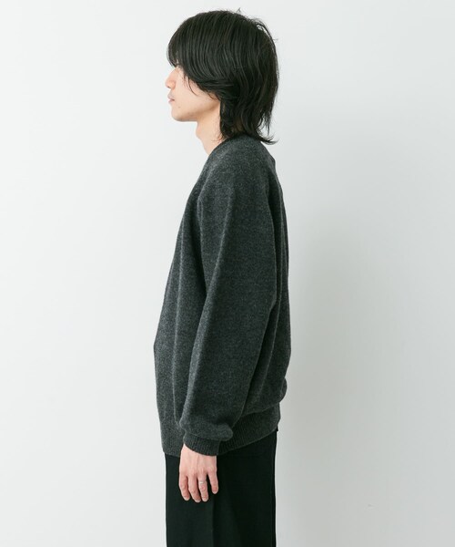 URBAN RESEARCH DOORS（アーバンリサーチドアーズ）の「YOKO SAKAMOTO　RAGLAN CREW NECK KNIT（ニット/セーター・メンズ・BLACK/BLK/GRY/CHARCOAL/BROWN・M/L）」の17枚目の写真