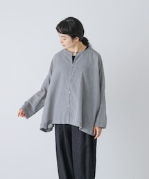 かぐれ | コットンボイル2WAYワイドプルオーバー(シャツ/ブラウス)