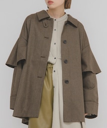 KBF | フリルディティールフレアジャケット(その他アウター)