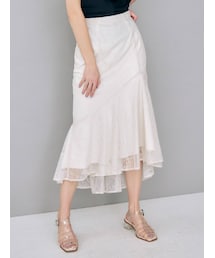 MERCURYDUO | アシメデザインイレヘムマーメイドスカート(スカート)