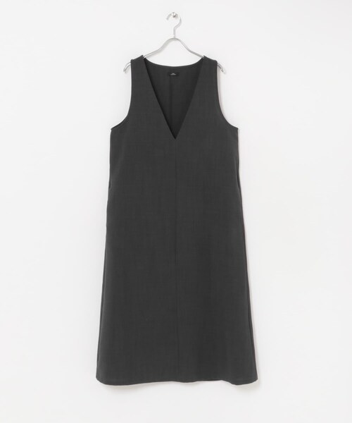 ITEMS URBANRESEARCH(アイテムズ アーバンリサーチ)の「『イージーケア/接触冷感/UVカット』SMOOTH LINEN TOUCH ジャンスカ(ジャンパースカート・レディース・CHA/CML・Free)」の7枚目の写真