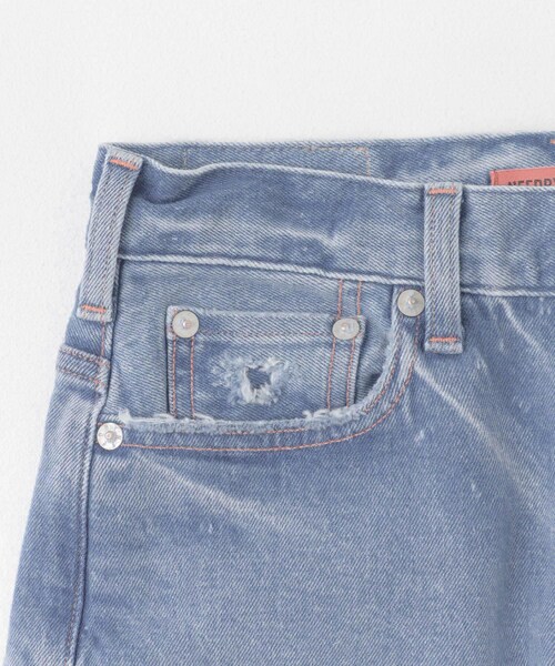 URBAN RESEARCH ROSSO（アーバンリサーチロッソ）の「NEEDBY heritage　BARBARA BOOT CUT DAMAGED（デニムパンツ・レディース・DAMAGELBLU・24/25/26）」の12枚目の写真