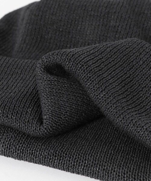 URBAN RESEARCH DOORS（アーバンリサーチドアーズ）の「KIJIMA TAKAYUKI　POLY WASHI BIG WATCH CAP（ニットキャップ/ビーニー・メンズ・BLACK/GRAY/MUSTARD・One）」の6枚目の写真