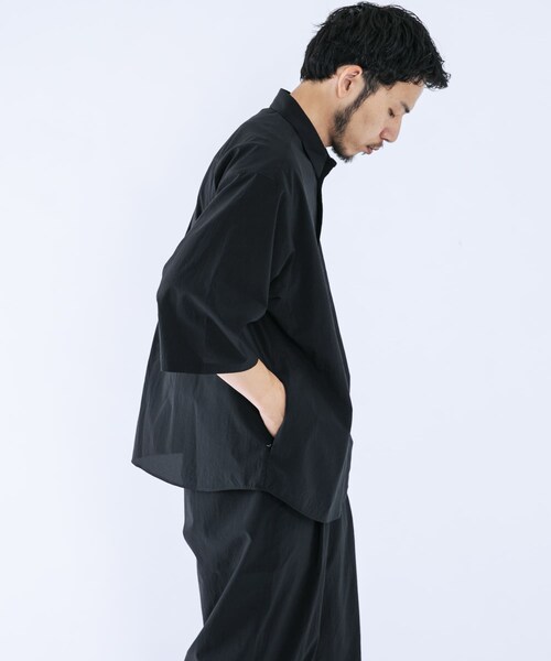 EKAL(エカル)の「『吸水速乾/通気性/軽量』DOT AIR HALF-SLEEVE SHIRTS(シャツ/ブラウス・メンズ・ブラック/グレー/ネイビー・M/L)」の9枚目の写真