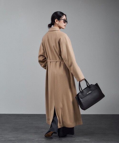 ピュアカシミヤナロートレンチコート