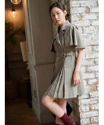 dazzlin | 【WEB限定カラーあり】ケープトレンチミニワンピース(ワンピース)