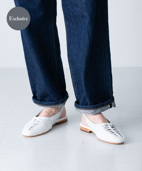 かぐれ(カグレ)の「『別注』maison de soil MESH BACKSTRAP SANDAL(サンダル・レディース・別注WHITE/別注TAN・36/37/38)」の3枚目の写真
