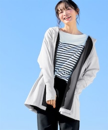 nissen | Aライン指穴付きUVパーカー（UVカット・接触冷感）「まとう日陰服」＜大きいサイズ有＞(パーカー)