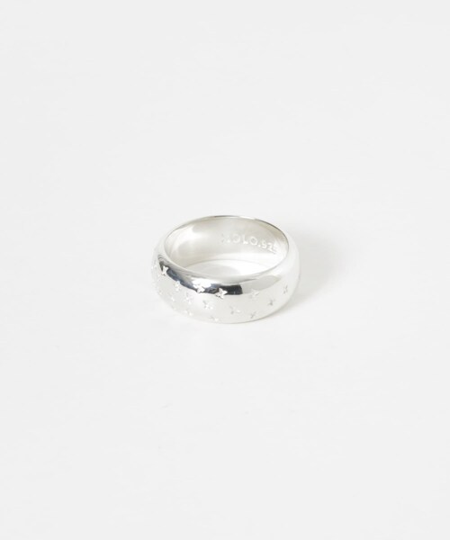 URBAN RESEARCH(アーバンリサーチ)の「XOLO Letter Ring -Wide-(リング・メンズ・SILVER・L)」の4枚目の写真