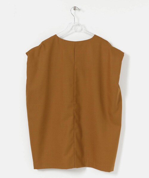 LAATO（ラート）の「COCOON OVER VEST（ベスト・レディース・キャラメル/チャイ・FREE）」の8枚目の写真