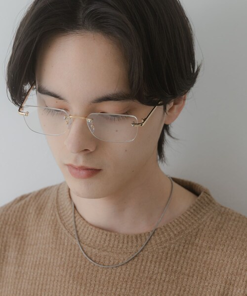 SENSE OF PLACE by URBAN RESEARCH（センスオブプレイスバイアーバンリサーチ）の「リムレスサングラス（メガネ・メンズ・SILVER/GOLD・One）」の9枚目の写真