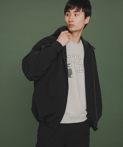 SENSE OF PLACE by URBAN RESEARCH（センスオブプレイスバイアーバンリサーチ）の「『ユニセックス』Uiscel　4WAYストレッチマウンテンパーカ（マウンテンパーカー・レディース・OLIVE/BLACK・M/L）」の4枚目の写真