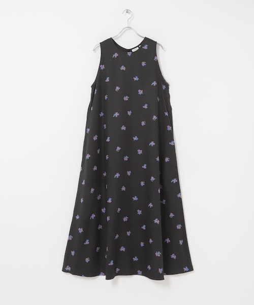 URBAN RESEARCH DOORS(アーバンリサーチドアーズ)の「Le GLAZIK SLEEVELESS DRESS(ワンピース・レディース・NAVY/BLACK・36)」の1枚目の写真