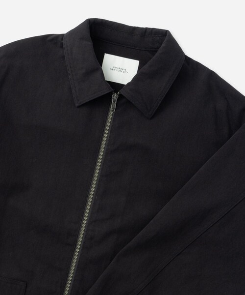 Saturdays NYC（サタデーズ ニューヨークシティ ）の「Harrison Washed Blouson（ブルゾン・レディース・ブラック/ベージュ・L/M/S）」の11枚目の写真