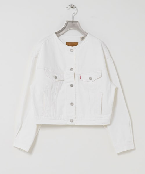 URBAN RESEARCH(アーバンリサーチ)の「LEVI’S COLLARLESS 90S TRUCKER(デニムジャケット・レディース・RURAL VIEW/T F TRKR・S)」の1枚目の写真
