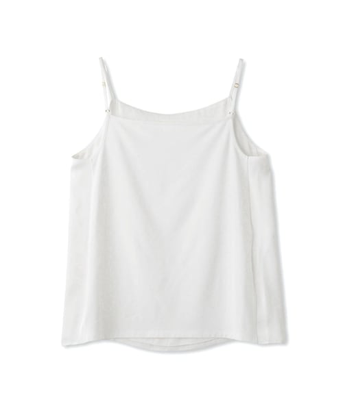 ROPE'（ロペ）の「サテンコンビジャージーキャミソール/イージーケア（キャミソール・レディース・ブラック/オフホワイト・F）」の19枚目の写真
