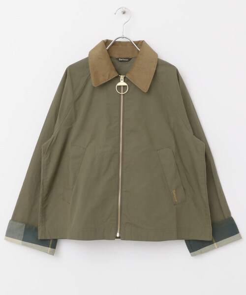 URBAN RESEARCH DOORS(アーバンリサーチドアーズ)の「Barbour CATLIN SHOWERPROOF(テーラードジャケット・レディース・duskygreen・10)」の2枚目の写真