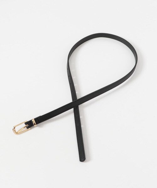 SMELLY（スメリー）の「スリムスクエアベルト（ベルト・レディース・BLK/IVO・-）」の9枚目の写真