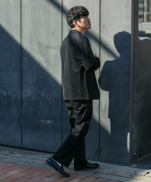 URBAN RESEARCH ROSSO（アーバンリサーチロッソ）の「『XLサイズあり』起毛カットツイルセットアップ（セットアップ・メンズ・BLACK/NAVY/BRN KHAKI・S/M/L/XL）」の11枚目の写真