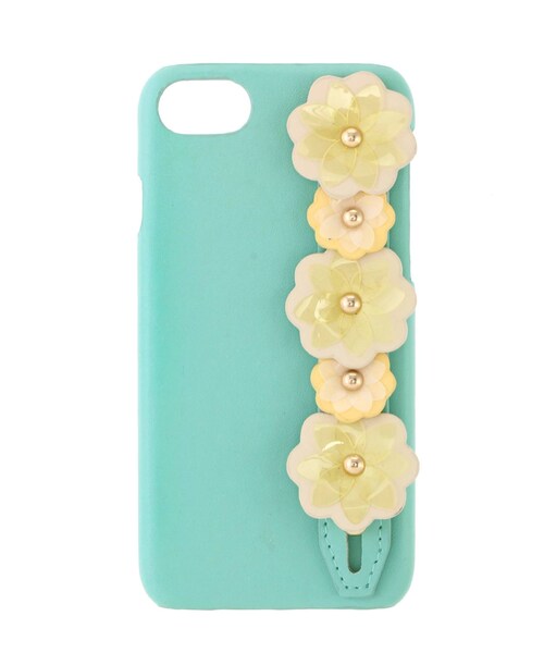 dazzlin（ダズリン）の「【goods】フラワーモチーフiphone case（スマホケース/カバー・レディース・アイボリー/ミントグリーン/ピンク・F）」の4枚目の写真