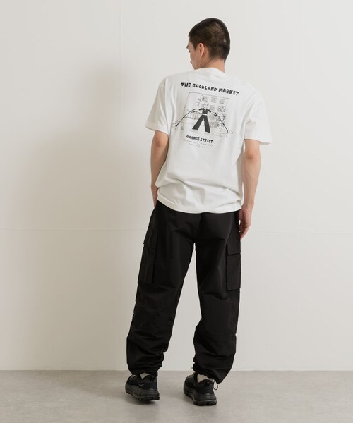 THE GOODLAND MARKET（ザグッドランドマーケット）の「ザ グッドランド マーケット　TGM T-SHIRTS by ナガシまモモA（Tシャツ/カットソー・メンズ・PURPLE/BLACK・M/L）」の4枚目の写真