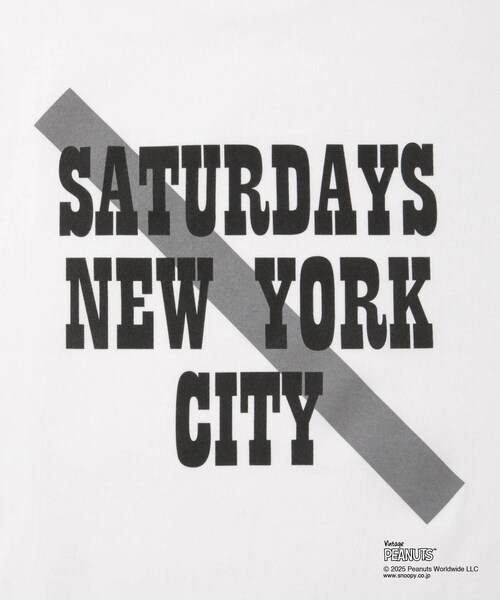 Saturdays NYC(サタデーズ ニューヨークシティ )の「SNYC x SNOOPY SURF T(Tシャツ/カットソー・レディース・ブラック/ホワイト・L/M/S/XL)」の17枚目の写真