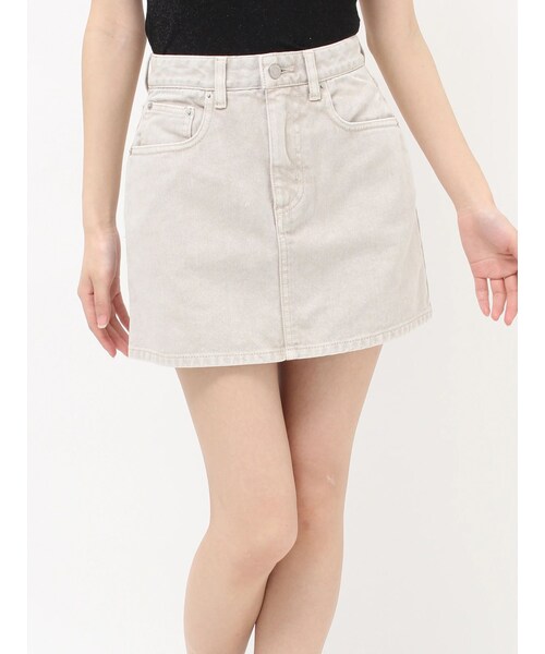 EVRIS（エヴリス）の「マイクロミニデニムスカート（デニムスカート・レディース・インディゴ/ベージュ・S/M）」の8枚目の写真