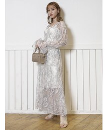 dazzlin | レースガウン2WAYワンピース(ワンピース)