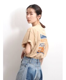 Ungrid | PIZZAロゴルーズTee(Tシャツ/カットソー)