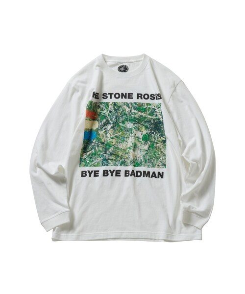 bonjour records（ボンジュールレコーズ）の「The Stone Roses/ザ・ストーン・ローゼス for bonjour records Official Long Sleeve T-shirt（Tシャツ/カットソー・レディース・ホワイト/ホワイト系/オフホワイト/キナリ・L/M/XL）」の3枚目の写真
