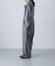 かぐれ　リネンノースリーブオールインワン かぐれ（カグレ）の「リネンノースリーブオールインワン（つなぎ