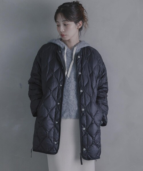 URBAN RESEARCH Sonny Label（アーバンリサーチサニーレーベル）の「『別注』TAION×Sonny Label　ミリタリーダウンジャケット（その他アウター・レディース・ブラック/ブラウン/カーキ・Free）」の5枚目の写真