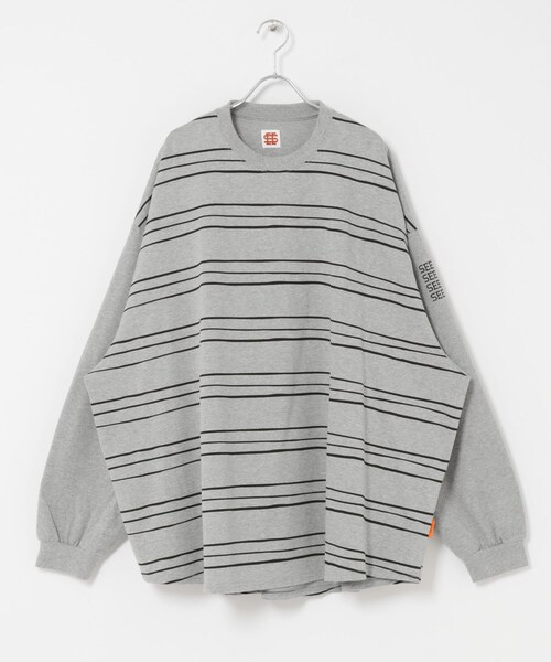 URBAN RESEARCH(アーバンリサーチ)の「SEE SEE SUPER BIG LS TEE (MULTI BORDER)(Tシャツ/カットソー・メンズ・WHITE/BLACK/GREY M/NAVY・M/L/XL/XXL)」の20枚目の写真