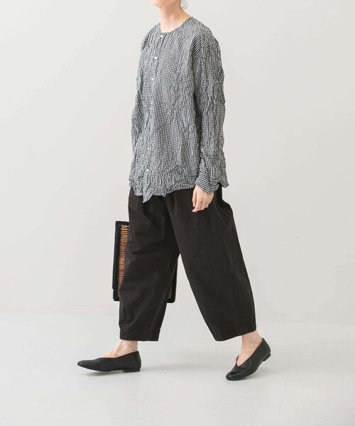 かぐれ（カグレ）の「コットンクロップドパンツ（その他パンツ・レディース・OFF/BEIGE/BLACK・Free）」の16枚目の写真