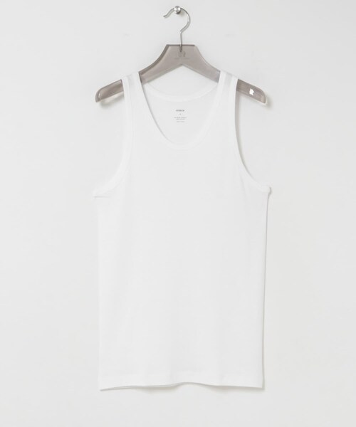 URBAN RESEARCH(アーバンリサーチ)の「ULTERIOR TUBULAR TANK TOP(タンクトップ・メンズ・WHITE/BLACK/GREY/KHAKI GREY・4)」の5枚目の写真