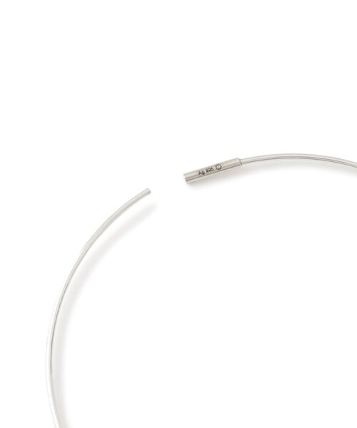 ADAM ET ROPE'(アダムエロペ)の「【SASKIA DIEZ(サスキア ディッツ)】WIRE EARRINGS NO3(ピアス(両耳用)・レディース・シルバー・F)」の5枚目の写真