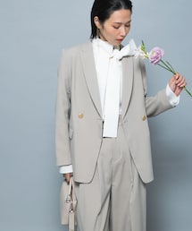 URBAN RESEARCH ROSSO WOMEN | 防シワシャンブレーツイルダブルジャケット(その他アウター)