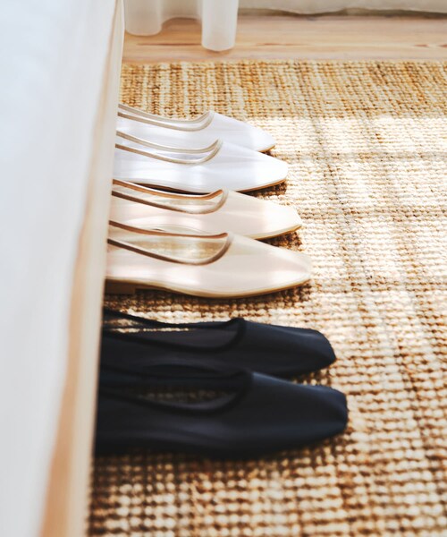 RODE SKO（ロデスコ）の「『MADE IN JAPAN』シアーフラットシューズ（バレエシューズ・レディース・BLACK/BEIGE/WHITE・36/37/38）」の21枚目の写真