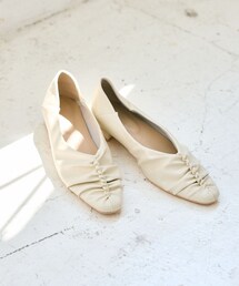 VIS | ギャザーバブーシュパンプス(パンプス)