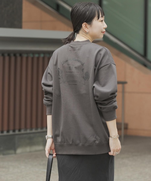 URBAN RESEARCH（アーバンリサーチ）の「鳥貴族×UR　UnuboResearch  SWEAT（スウェット・メンズ・OATMEAL/RED/CHARCOAL/BLACK/MOCHA・M/L/XL）」の4枚目の写真