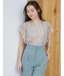 LAGUNAMOON | ワイドレーステープブラウス(シャツ/ブラウス)