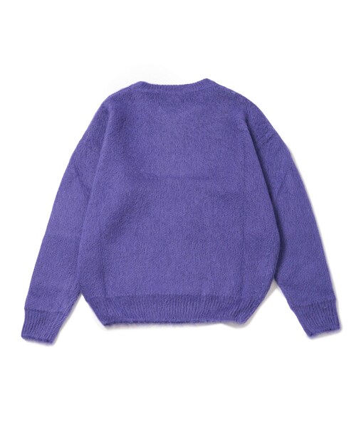 ADAM ET ROPE'（アダムエロペ）の「【BONSAI/ボンサイ】MOHAIR KNIT CREWNECK（ニット/セーター・メンズ・グレー/ブルー/パープル・M/S）」の13枚目の写真