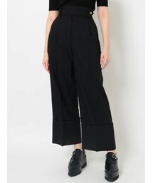 MURUA | ダブルヘムワイドパンツ【セット販売対象】(スラックス)