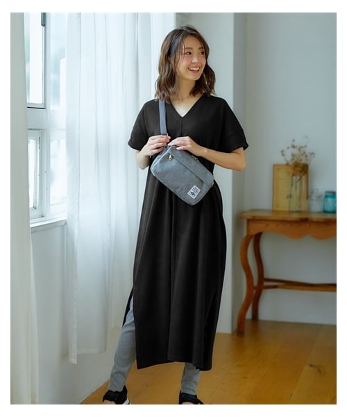 nissen（ニッセン）の「【2点セット】Tシャツワンピース＋